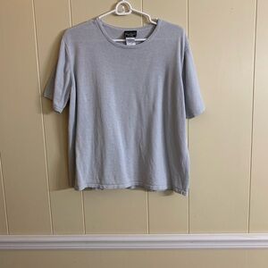 Southern Lady women’s Light Gray Short Sleeve Crewneck Tee